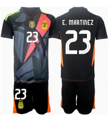 Argentina Emiliano Martinez #23 Målvakt Hemmakläder Barn Copa America 2024 Kortärmad (+ Korta byxor)